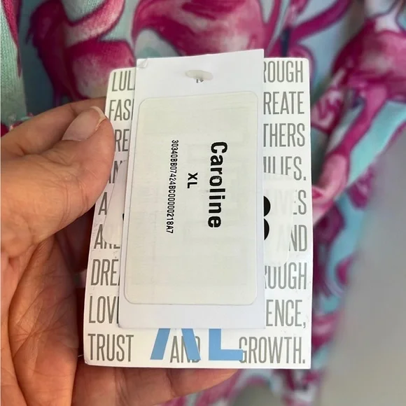 Lularoe Caroline rare pink flamingo’s cardigan size Xl. - Picture 3 of 3
